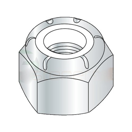 Nylon Insert Lock Nut, #3-48, Steel, Zinc Plated, 2000 PK